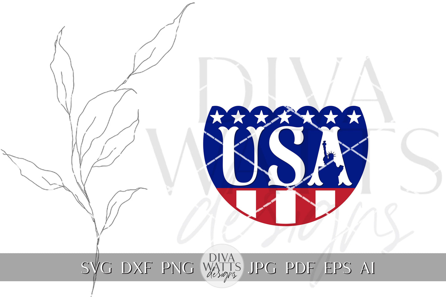 USA svg Memorial Day svg 4th of July SVG Welcome SVG Independence Day svg Memorial Day Door Hanger svg Statue of Liberty svg