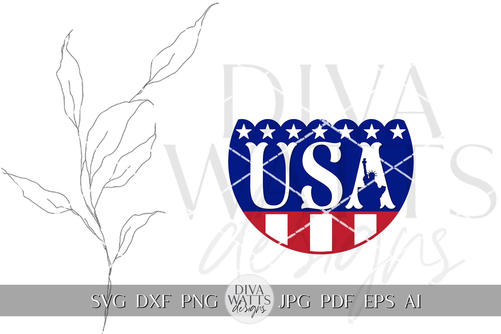 USA svg Memorial Day svg 4th of July SVG Welcome SVG Independence Day svg Memorial Day Door Hanger svg Statue of Liberty svg