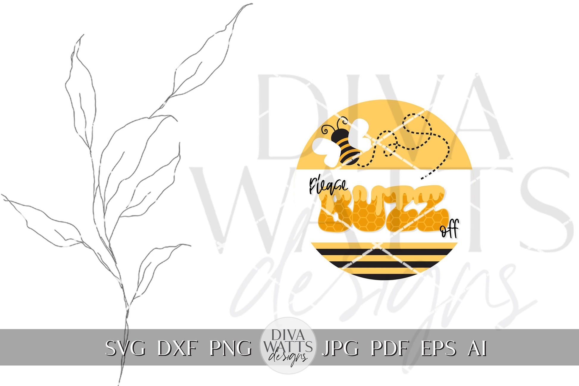 Please Buzz Off Is SVG Honey Bee svg Honey svg Bee Welcome Sign svg Bee Welcome Sign svg Bee Door Hanger svg Summer svg Funny Cricut svg