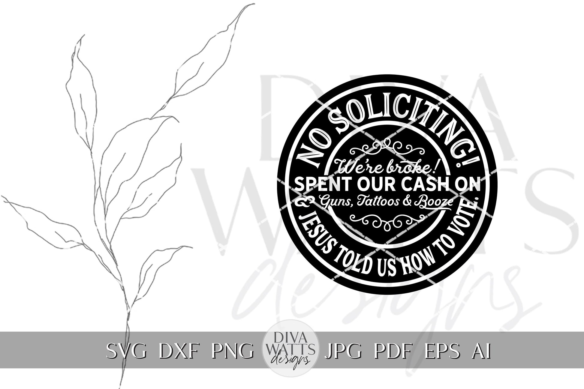 No Soliciting SVG Do Not Disturb SVG Funny No Soliciting svg No Soliciting Door Hanger svg Do Not Disturb Sign svg Cricut No Soliciting svg