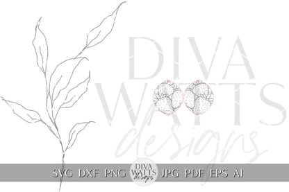 Strawberry Earring SVG Strawberries Earrings SVG Laser Earrings svg Glowforge Berry Earrings svg Floral Laser Earring svg Glowforge svg