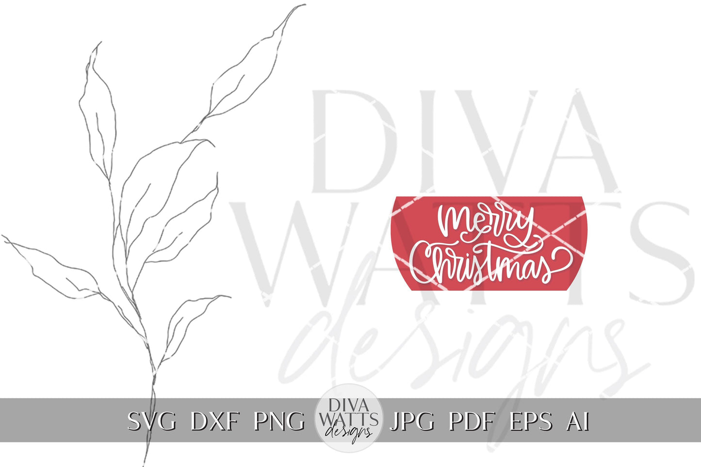 Merry Christmas SVG Hand Lettered Christmas SVG Christmas Door Hanger svg Christmas Sign SVG Winter Home Decor svg Holiday Sign svg Cricut