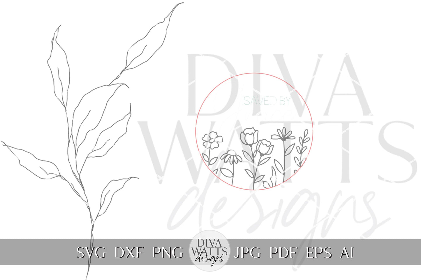 Saved By Grace SVG Xtool F1 Ultra Compatible File Glowforge SVG Laser Engrave File Laser Floral svg Keychain SVG for XTool F1 Round Design