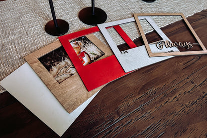 I Am Always With You Memorial Layered SVG, Shadow Box SVG with Glass, Memorial Keepsake, Sympathy Gift, DIY Layered Shadow Box Template