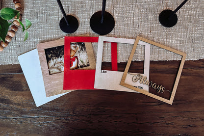 I Am Always With You Memorial Layered SVG, Shadow Box SVG with Glass, Memorial Keepsake, Sympathy Gift, DIY Layered Shadow Box Template