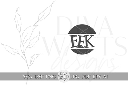 EEK Halloween Vertical SVG | Fall Design | Spooky Halloween Cut File Door Hanger svg