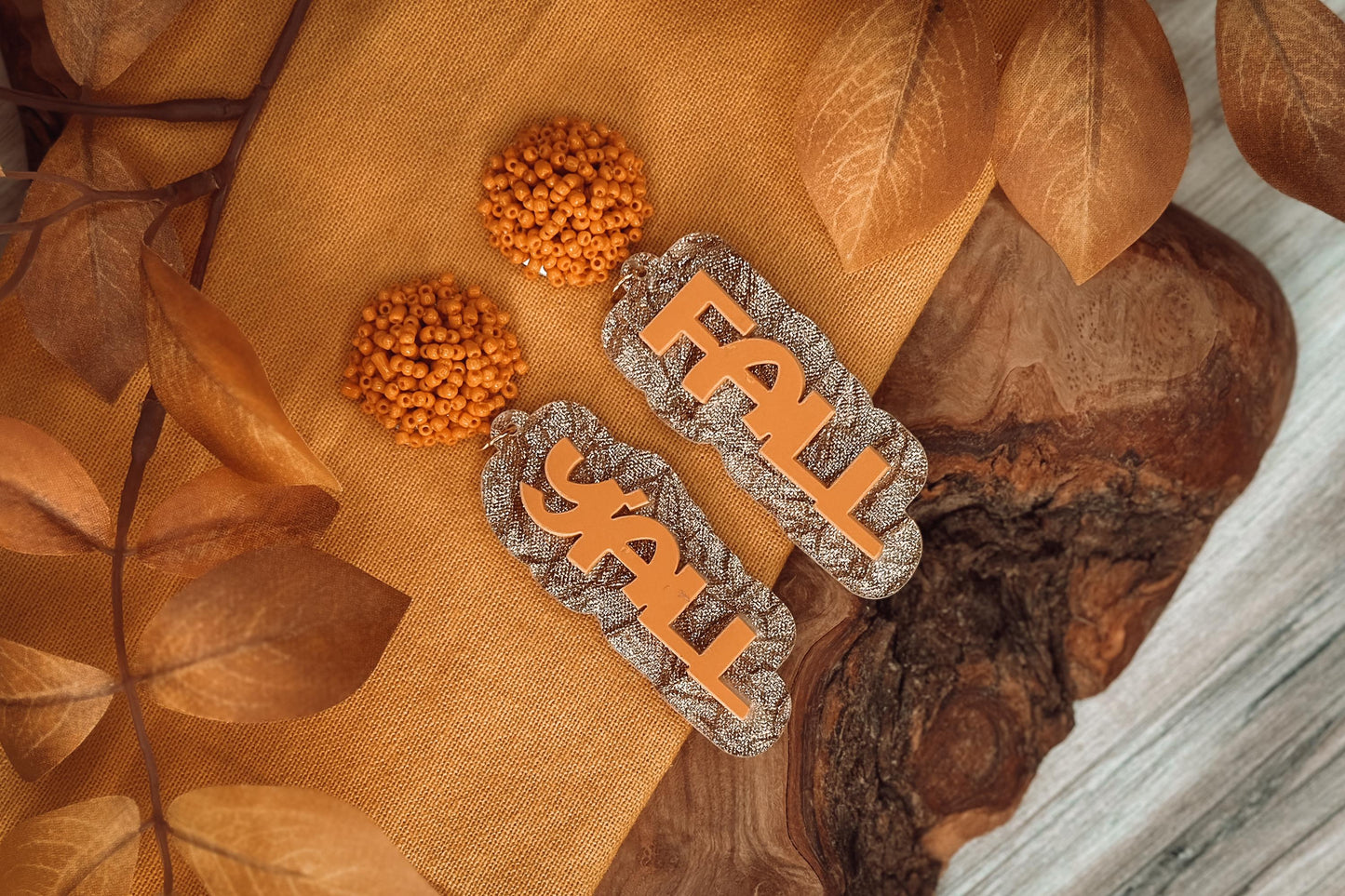 Fall Y’all Earrings SVG - Autumn Glowforge SVG, Xtool SVG, Earring svg Design for Crafting!