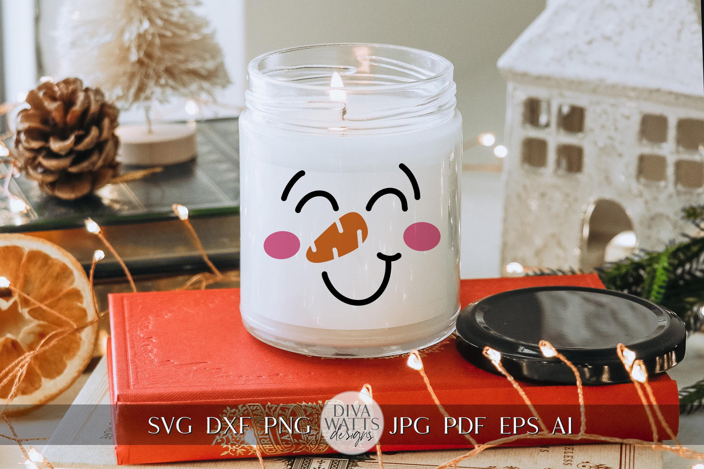 Snowman Faces SVG Bundle | 31 Cute Snowman Face Designs for Christmas Crafts | Perfect for Cricut, Silhouette & DIY Holiday Decor