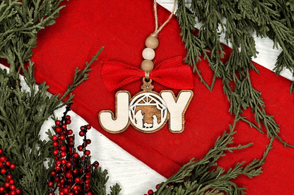 Joy to the World Ornaments SVG for Laser Cutting - Nativity-Inspired Christmas Set | Laser Ornaments SVG | Nativity Ornament SVG | Nativity
