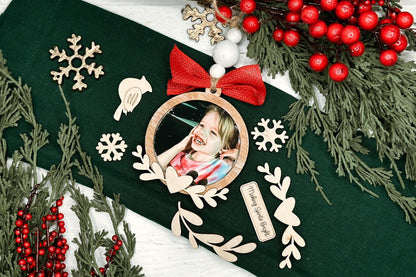Laser Cut Photo Ornament SVG Bundle | Customizable Christmas Ornament Frames | Over 100 Pieces Included | Create Your Own Ornament
