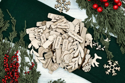Laser Cut Photo Ornament SVG Bundle | Customizable Christmas Ornament Frames | Over 100 Pieces Included | Create Your Own Ornament