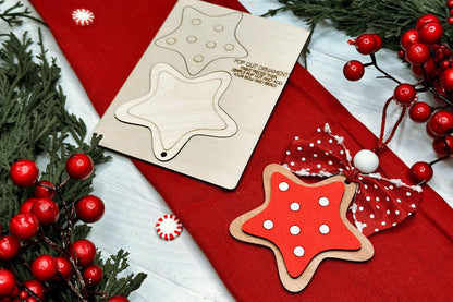 Snowman Pop Out Ornament SVG | Laser Cut Christmas Ornament Template | DIY Holiday Craft | Ornament Bar Design | Ornament Bar Ornament