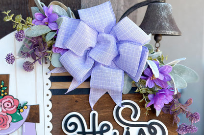 He Is Risen Door Hanger SVG, Easter Cross Laser Cut File, Christian Decor, Religious Sign, Glowforge, Xtool, Laser SVG, Church Decor