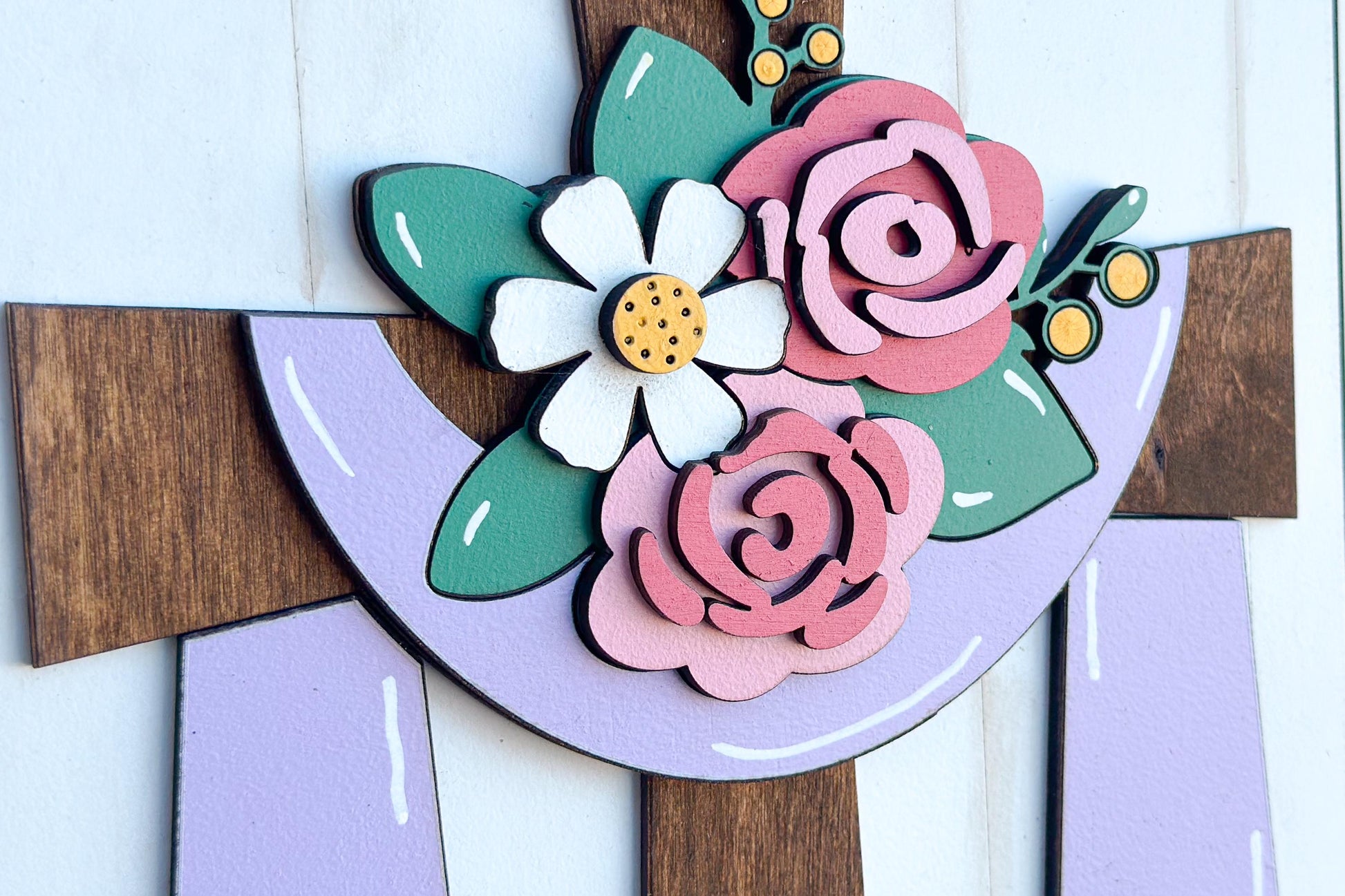 He Is Risen Door Hanger SVG, Easter Cross Laser Cut File, Christian Decor, Religious Sign, Glowforge, Xtool, Laser SVG, Church Decor