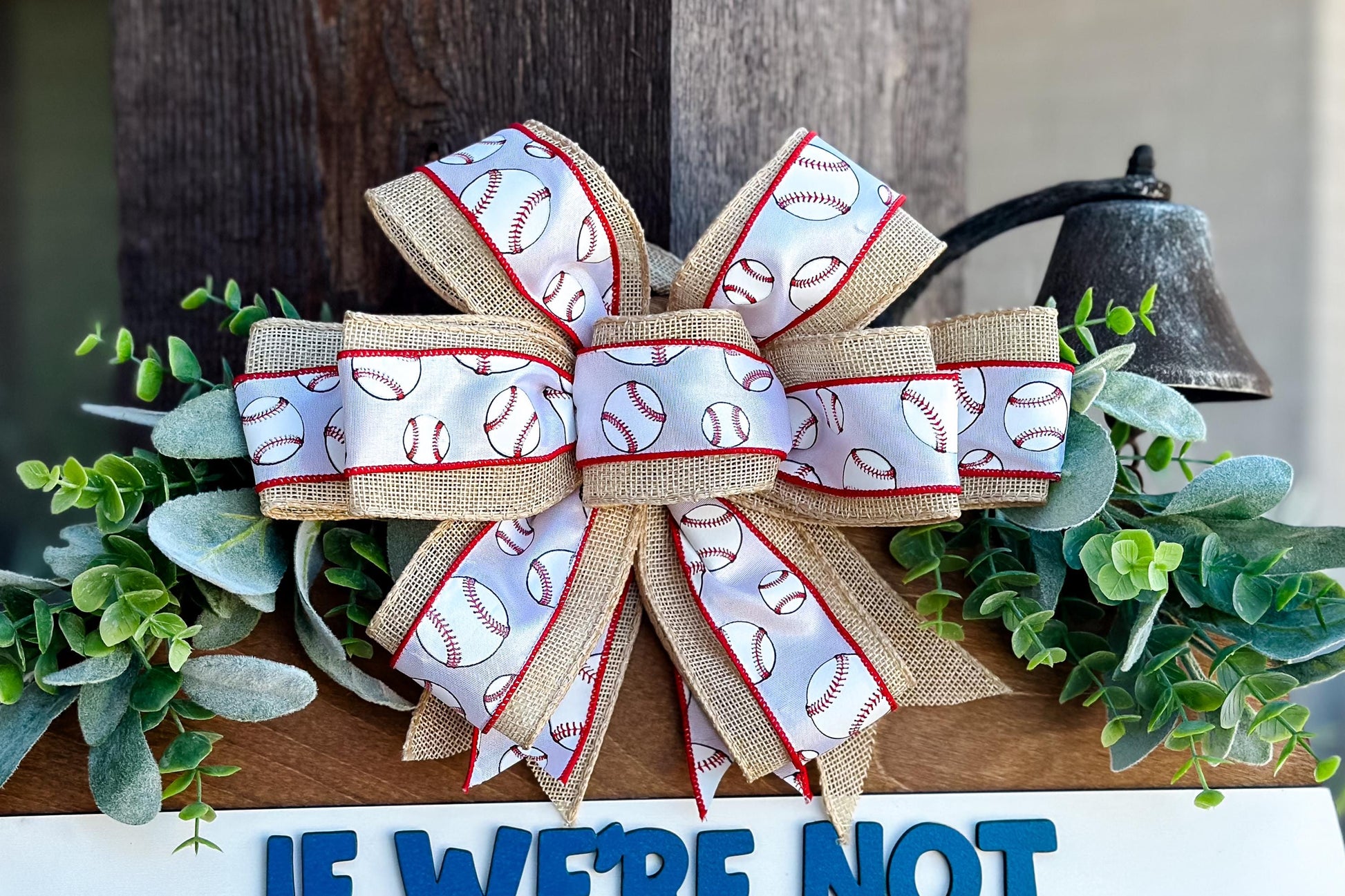 Baseball Home Sign SVG, Sports Door Hanger Laser Cut File, If We’re Not Home Check the Ballfield, 3D Layered Sign, Glowforge, Xtool, Omtech