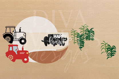 Template | Glowforge xTool Digital Fall Decor File