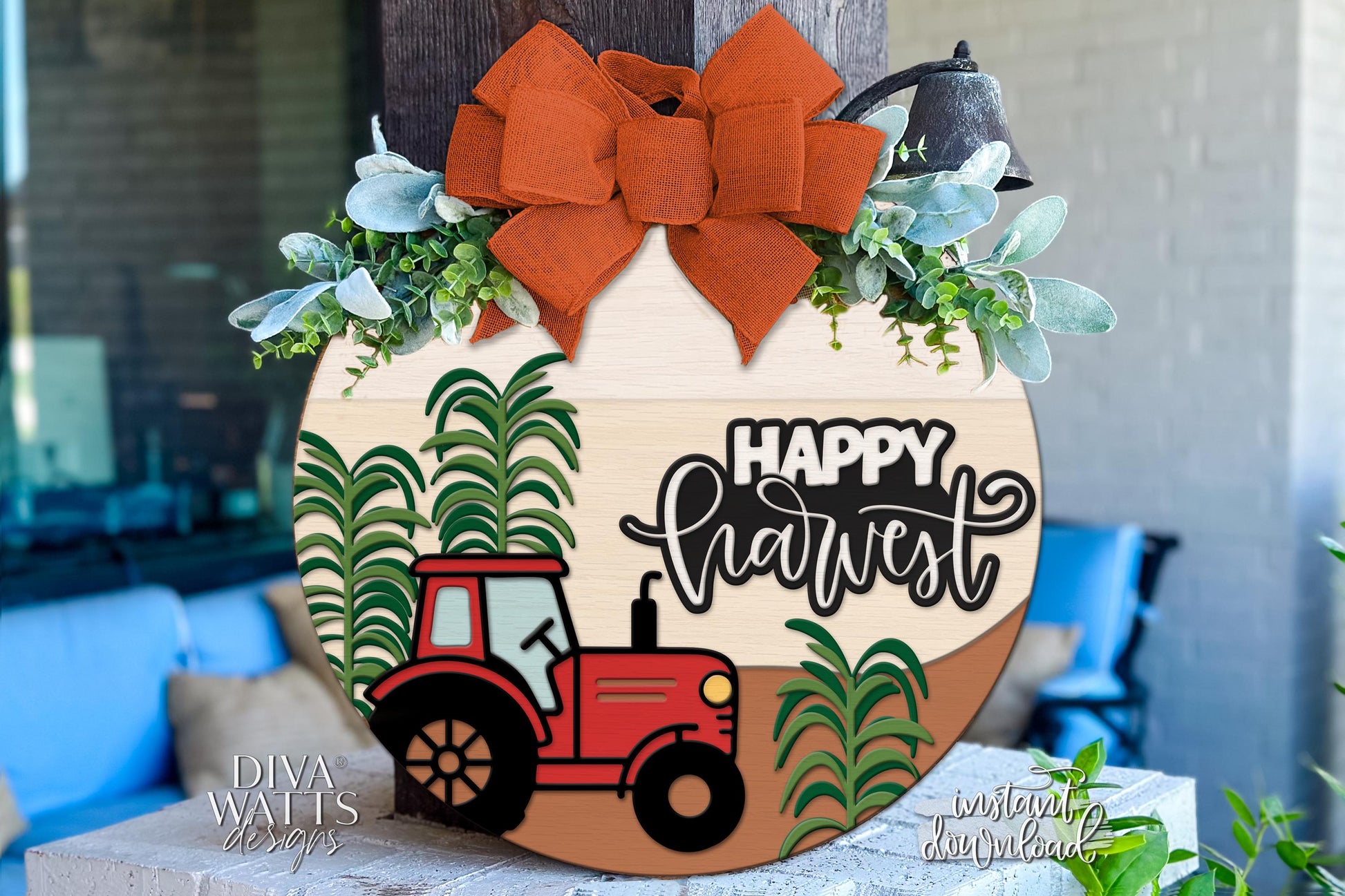 Template | Glowforge xTool Digital Fall Decor File