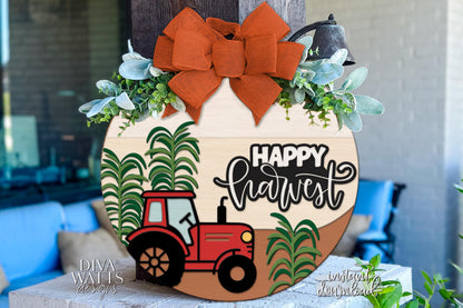 Template | Glowforge xTool Digital Fall Decor File