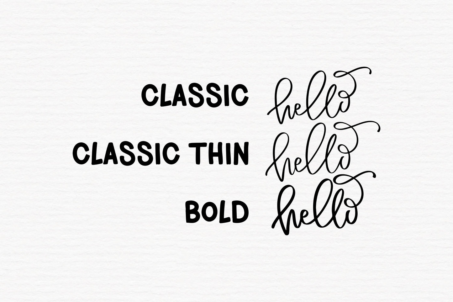 Procreate Calligraphy Brush Set for iPad – 9 Modern Script Brushes | Duo Color, Rainbow, Glitter, Monoline, SVG Lettering