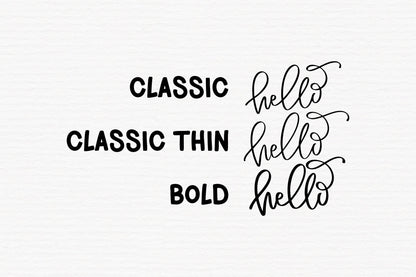 Procreate Calligraphy Brush Set for iPad – 9 Modern Script Brushes | Duo Color, Rainbow, Glitter, Monoline, SVG Lettering