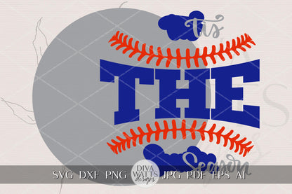 Laser Cut Door Hanger SVG | Baseball Welcome Sign SVG File | DIY Round Wood Sign Template | Glowforge xTool Compatible Cut File