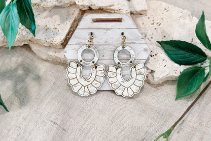 Boho Statement Earring SVG | Layered Laser Cut Jewelry Template | Digital Earrings Cut File for Glowforge xTool | DIY Accessory SVG