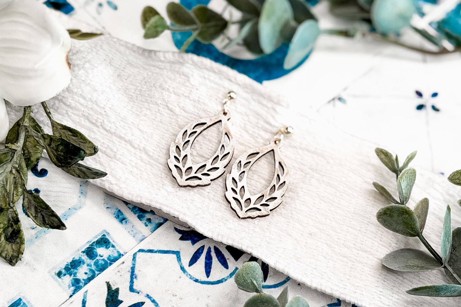 Laser Cut Earring Svg Moroccan Arch Teardrop Dangle Earrings Boho Geometric Statement Earrings Svg For Laser Boutique Makers