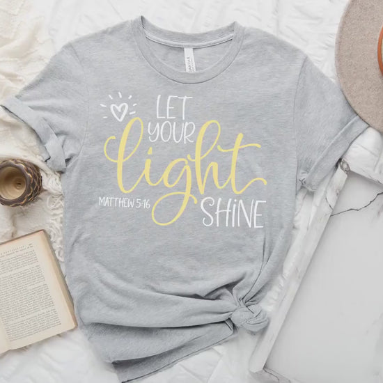 Let Your Light Shine SVG | Christian Design | Matthew 5:16 | dxf and more