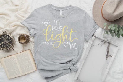 Let Your Light Shine SVG | Christian Design | Matthew 5:16 | dxf and more