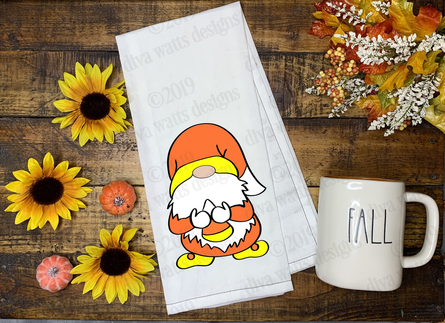 SVG Candy Corn Gnome | Halloween | Fall | Cutting File | DXF PNG eps | htv Vinyl Stencil | Instant Download | Farmhouse | Sign | Travel Mug