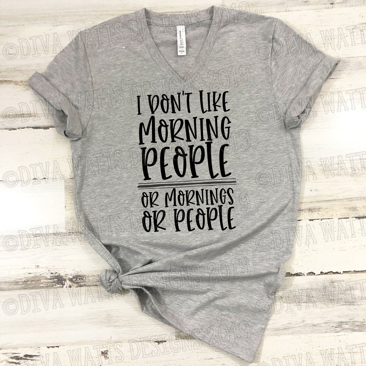 SVG I Don't Like Morning People or Mornings or People | Cutting Files | DXF PNG eps jpg | Funny | Humor | Hate Mornings | Vinyl Stencil htv