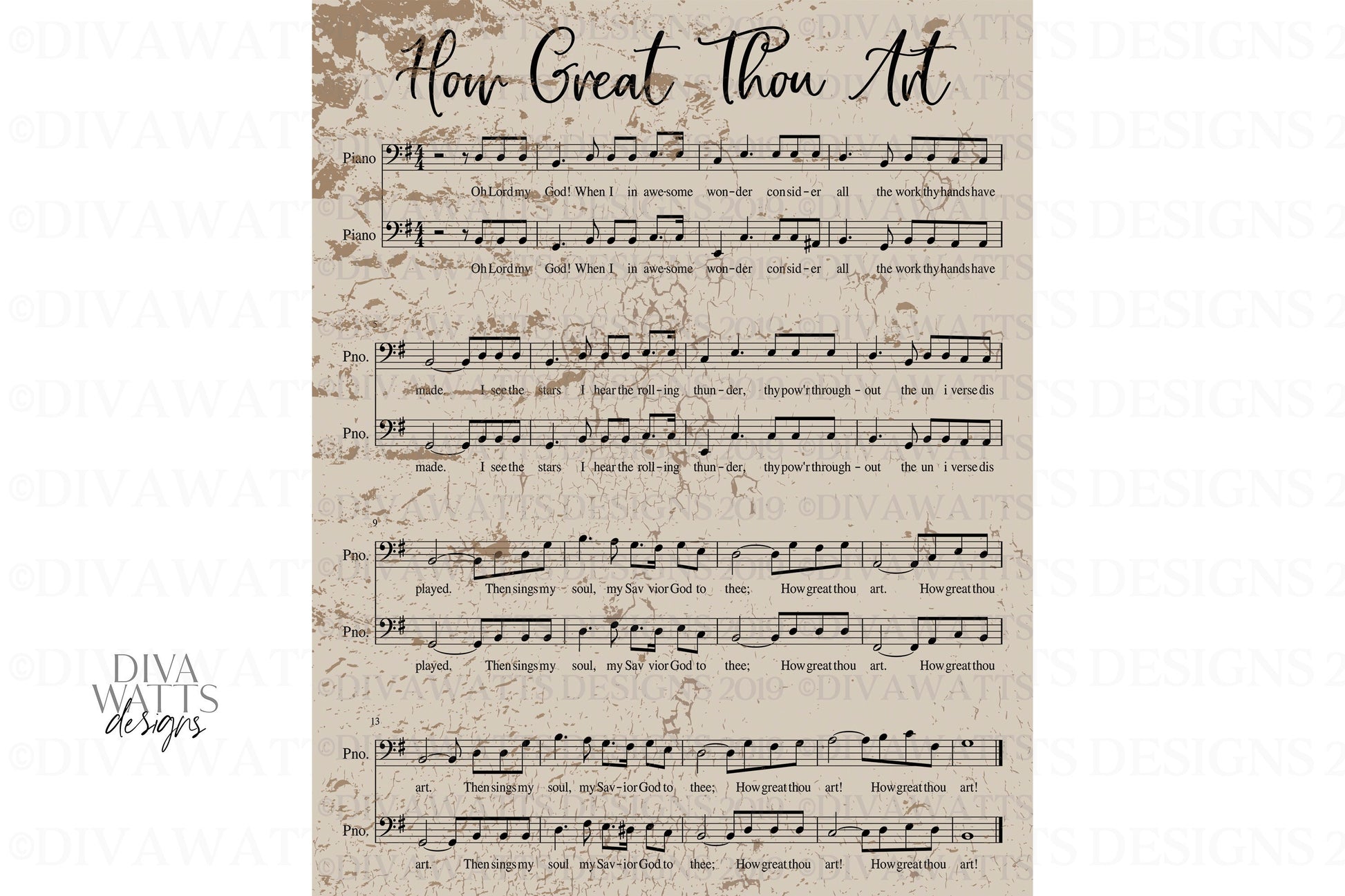 printable-how-great-thou-art-sheet-music-christian-hymn-vintag-diva-watts-designs for Free Printable Christian Sheet Music Printable | How Great Thou Art | Sheet Music | Christian Hymn | Vintag – Diva Watts Designs for Free Printable Christian Sheet Music