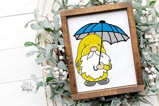 SVG | April Showers Gnome | Cutting File | Umbrella | Rain Coat | Vinyl Stencil HTV | Sign Shirt Tumbler More | Gnomes Art | PDF jpg eps pdf