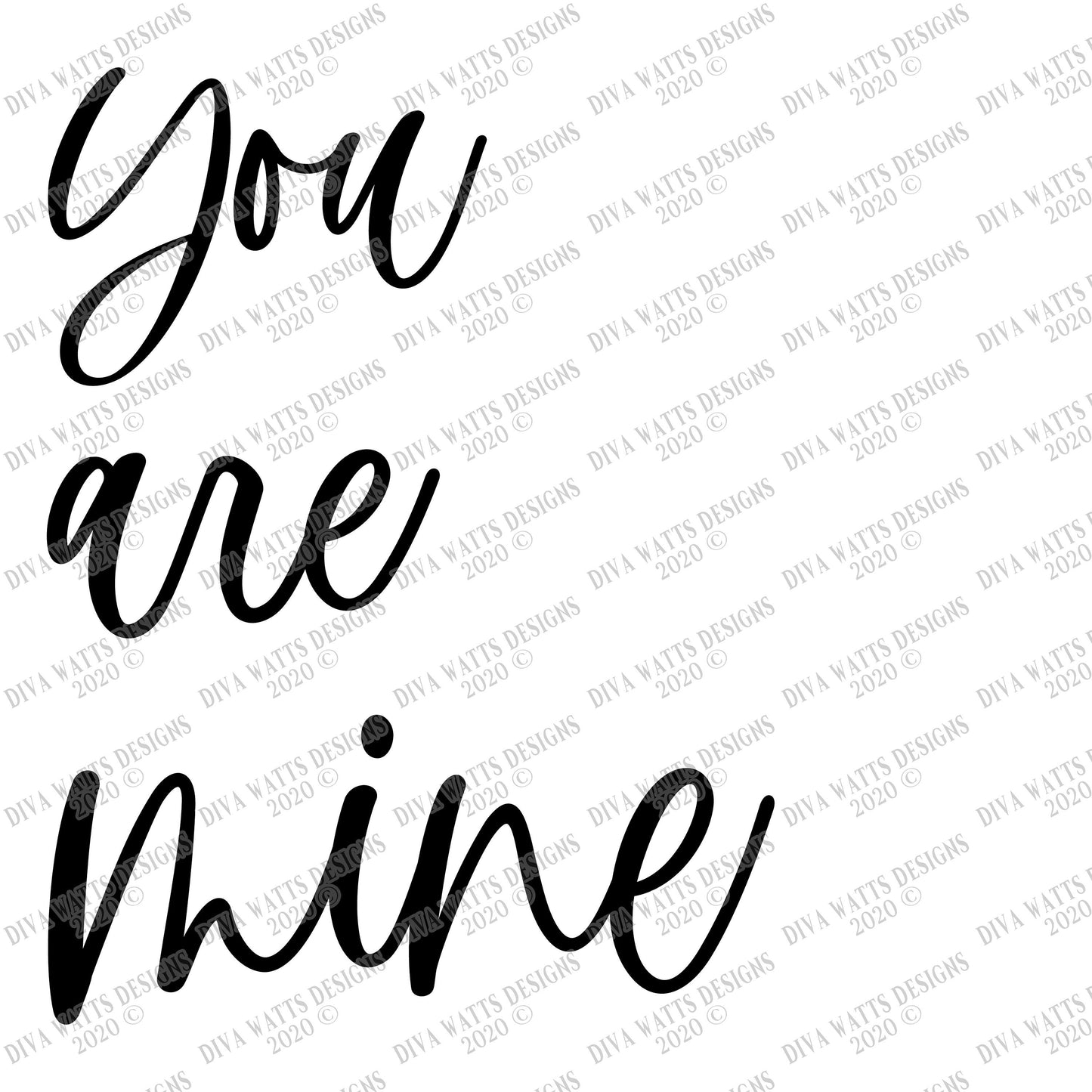 SVG | I Am Yours / You Are Mine | Cutting File | Vinyl Stencil HTV | Signs Pillows | Farmhouse Rustic Bedroom Sign Pillow Set | Love | DXF