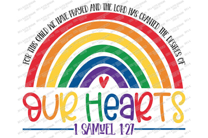 SVG | For This Child We Have Prayed And The Lord Has Granted The Desires Of Our Hearts | Samuel | Cutting File | Miscarriage | Baby Nursery