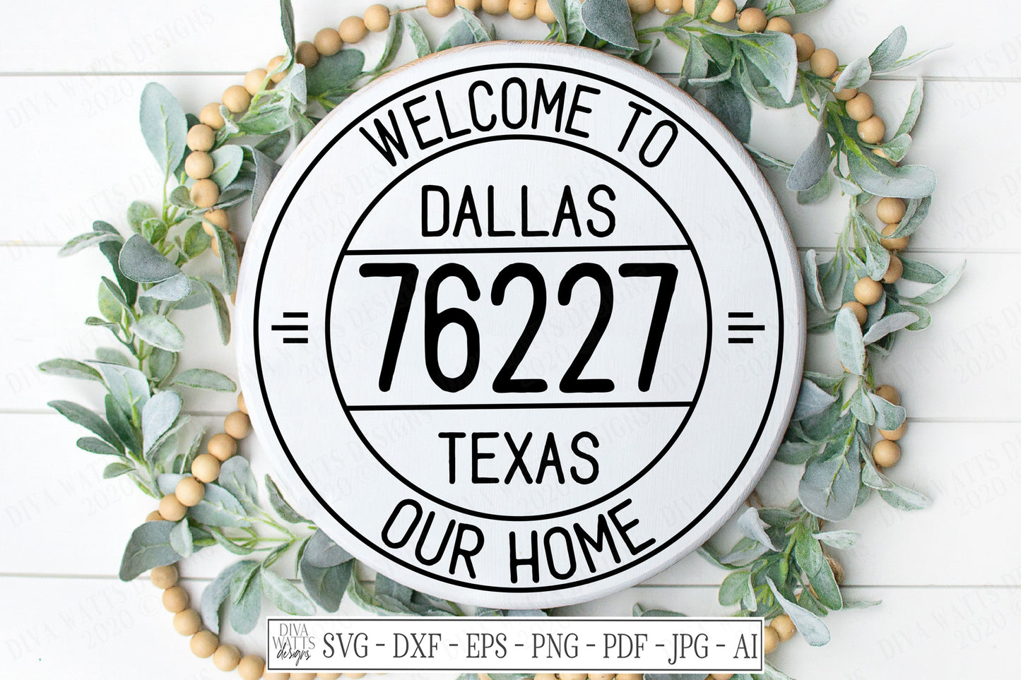 SVG | Vintage Postmark Customize Zip Code | Cutting File | City State | Farmhouse Rustic Industrial | eps ai | Vinyl Stencil HTV | Sign