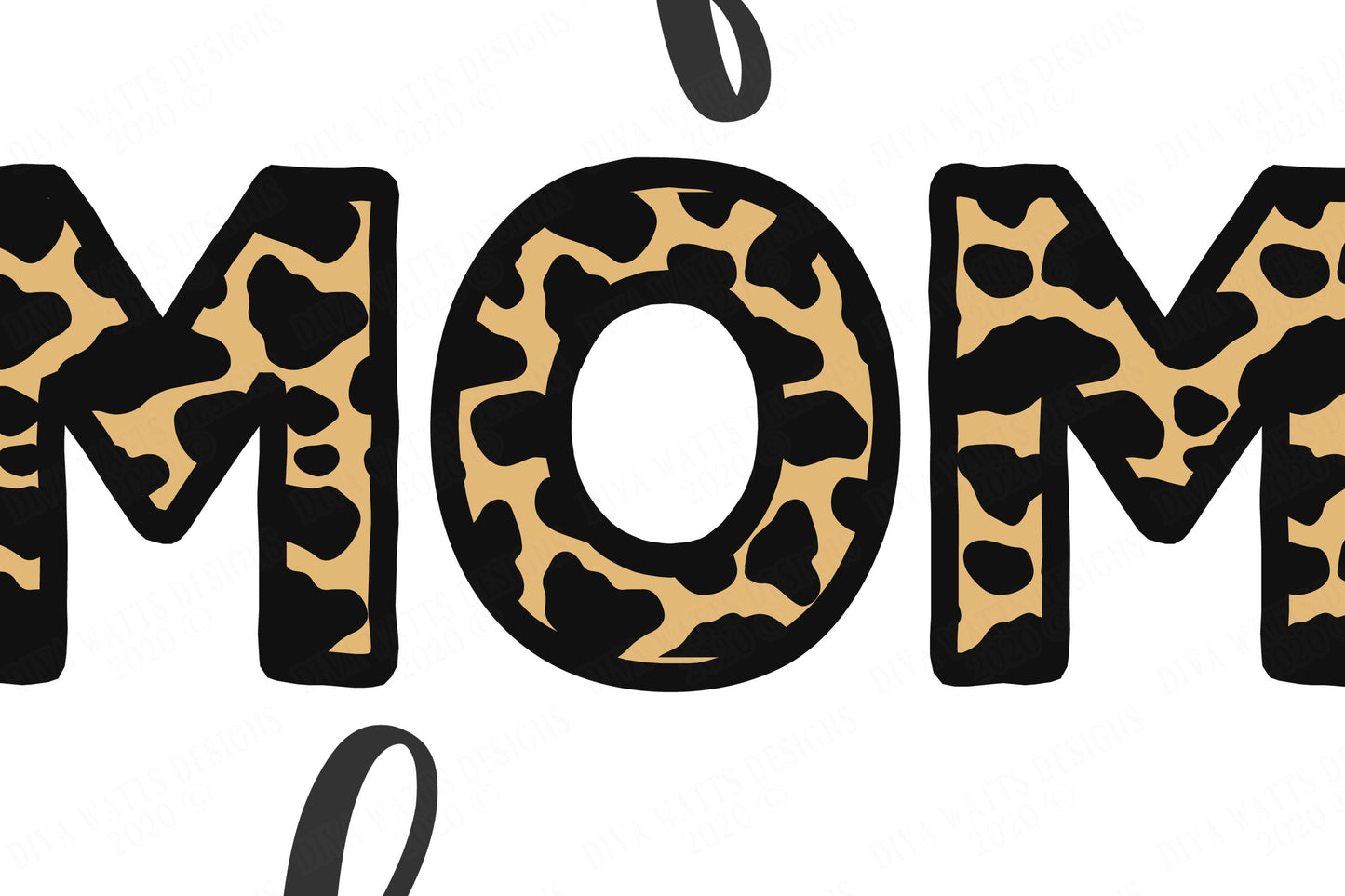 Wife Mom Boss | Leopard Print | Cutting Files | Printables | Sublimination | Shirt | Tote | Sign | SVG DXF PNG and More!