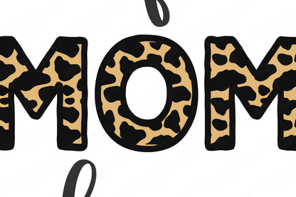 Wife Mom Boss | Leopard Print | Cutting Files | Printables | Sublimination | Shirt | Tote | Sign | SVG DXF PNG and More!