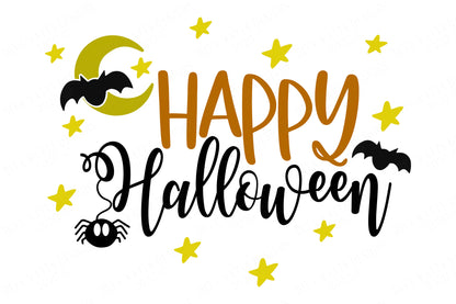 Happy Halloween | Fall Autumn | Cutting File and Printable | SVG DXF JPG and More!
