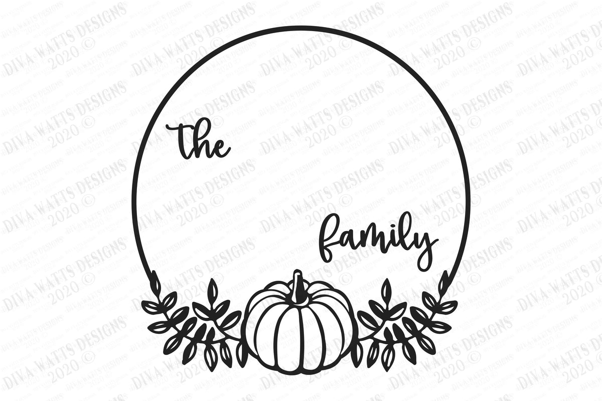 Kid Fall Monogram Fall Monogram Wreath | Customize With Your Monogram and Last Name | Cu ...