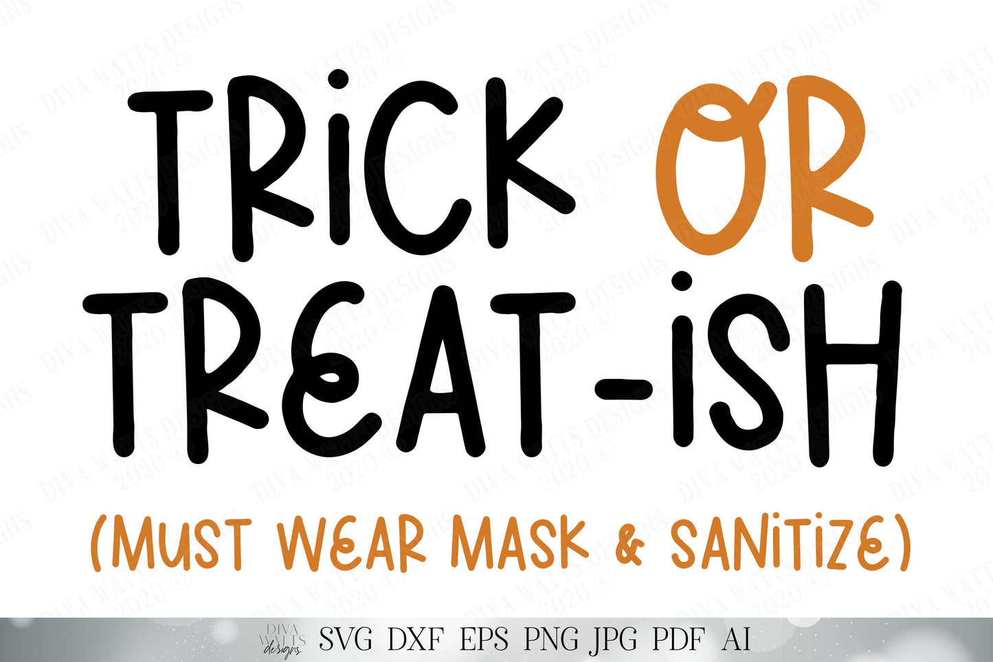 Trick or Treat-ish SVG | Trick or Treat Halloween Sign SVG | Fall SVG | Welcome svg | Front Door svg | Humor Sign