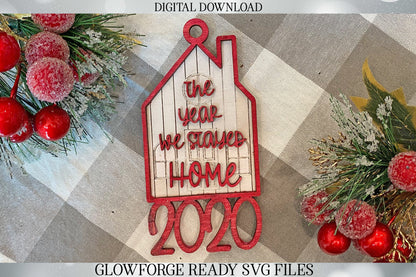 3D Houses with Vertical & Horizontal Shiplap | Farmhouse | Home | Christmas Ornament | Glowforge | Cutting File | SVG Set | Tiered Tray