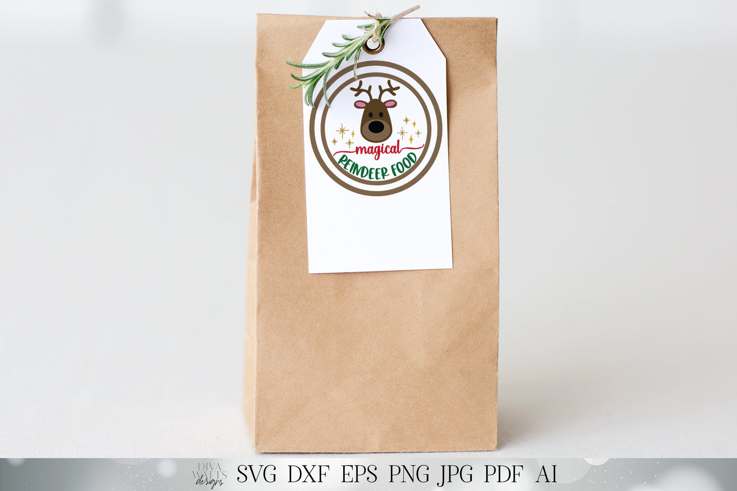 Reindeer Food SVG | Reindeer SVG | Christmas SVG | Reindeer Snack svg | dxf and more! | Create Stickers & More
