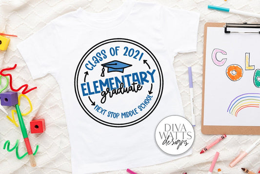 Elementary Graduate SVG | Graduation Shirt Svg | 2022-2028 Included