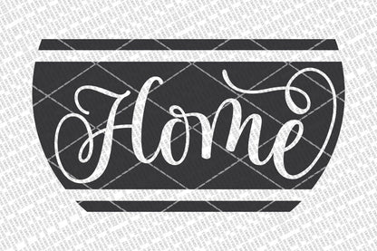 Home For Round Signs SVG | Farmhouse Round Sign | DXF and More!