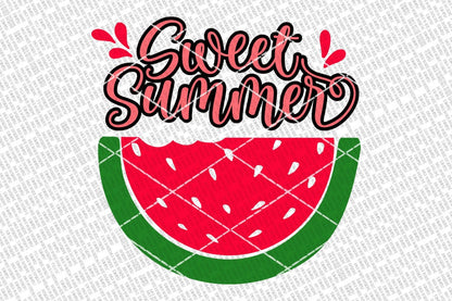 Sweet Summer SVG | Watermelon Sign | Farmhouse Sign | DXF and More
