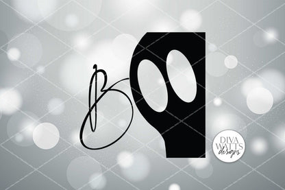 Boo SVG | Ghost SVG | Halloween Sign Design