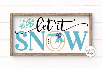 Let It Snow | Christmas Sign Design