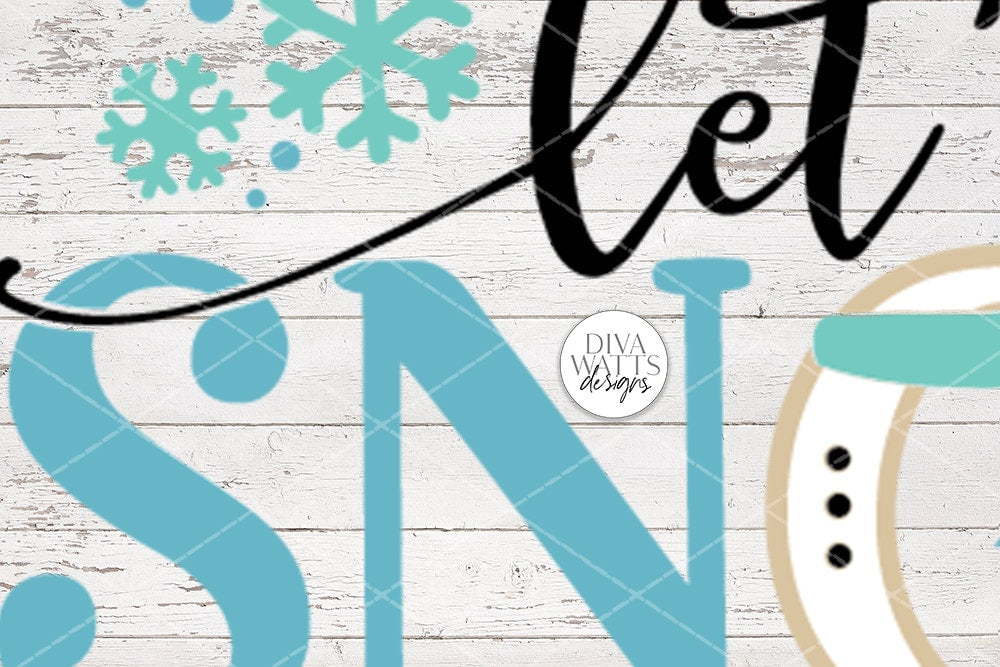 Let It Snow | Christmas Sign Design