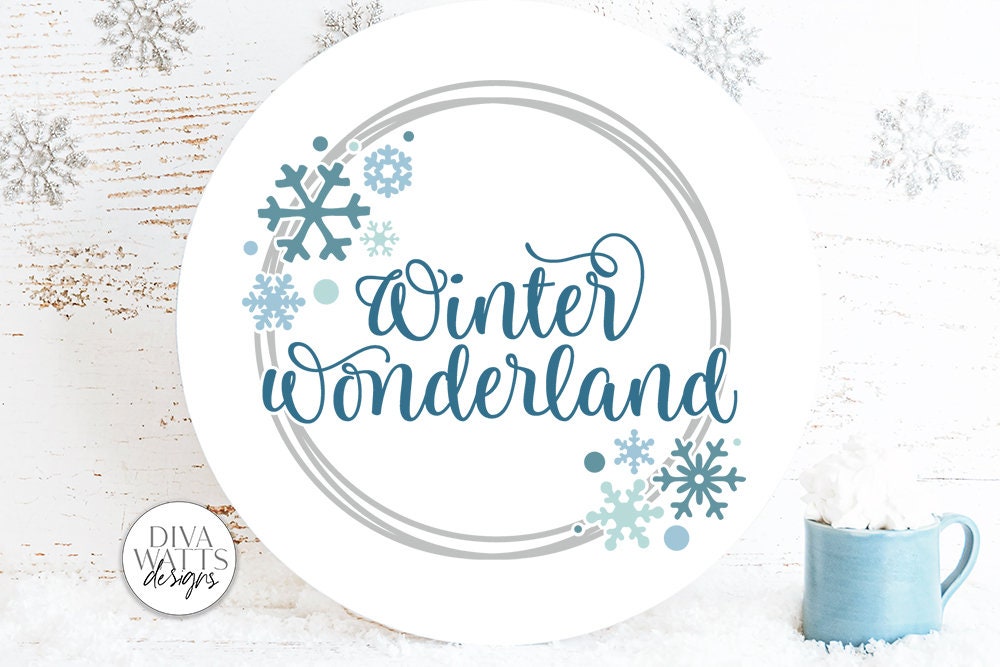 Winter Wonderland SVG | Christmas Snowflakes Design